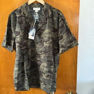 Camo Shirt Mens Medium Button Up Walker Hayes